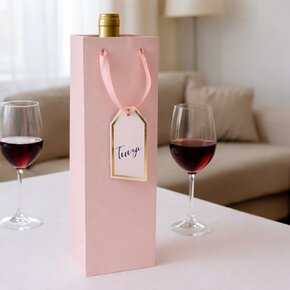 Darčeková taška vytlačované srdiečka 12x9x36 cm