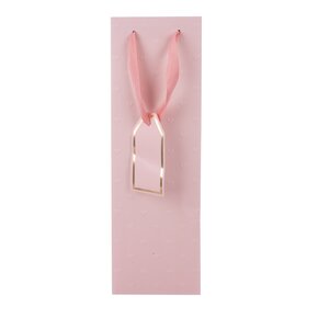 Darčeková taška vytlačované srdiečka 12x9x36 cm