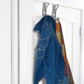 Dvojitý háčik na dvere 2 ks