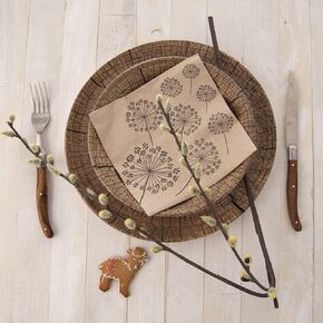 Servírovací obrúsky Púpavy