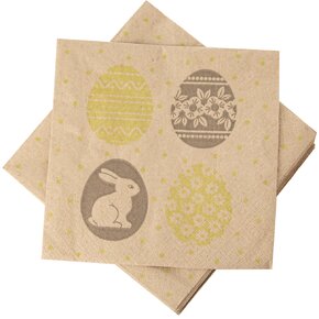 Servírovací obrúsky vajíčka a zajačik