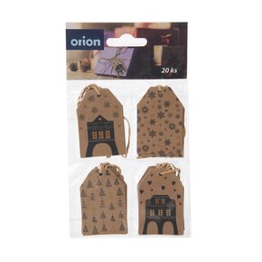 Visačky-menovka DOMKY 20 ks