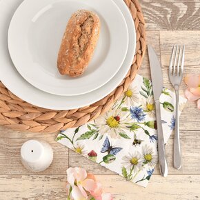 Servírovacie obrúsky jarné kvety