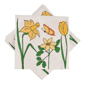 Servírovacie obrúsky jarná lúka