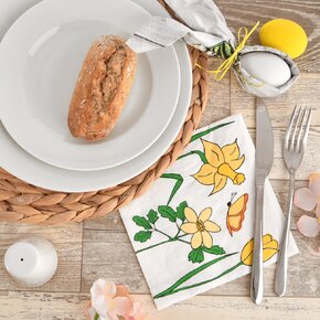 Servírovacie obrúsky jarná lúka