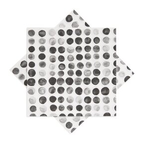 Servírovacie obrúsky bodky 33x33 cm