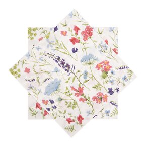 Servírovacie obrúsky kvety