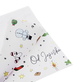 Vianočný baliaci papier Od Ježiška 500x70 cm
