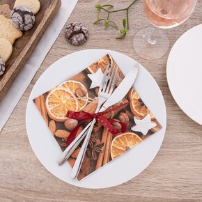 Servírovacie obrúsky škorica