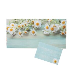  Papierová obálka rumanček s vloženou kartičkou