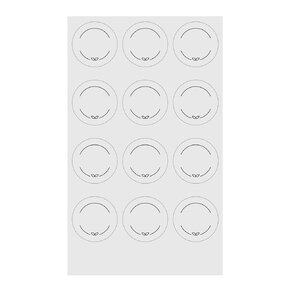 Samolepky na koreničky WHITELINE