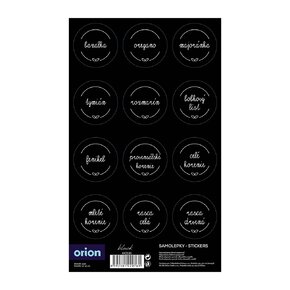Samolepky na koreničky BLACK