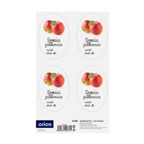 Samolepky na fľaše Domáca jablkovica