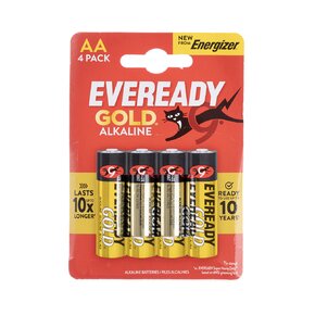 Alkalické tužkové batérie AA 1,5 V 4 ks