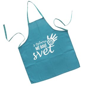 Kuchynská zástera S TEBOU MA BAVÍ SVET